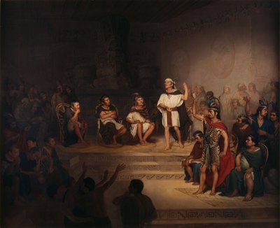 The Tlaxcalan Senate by Rodrigo Gutiérrez